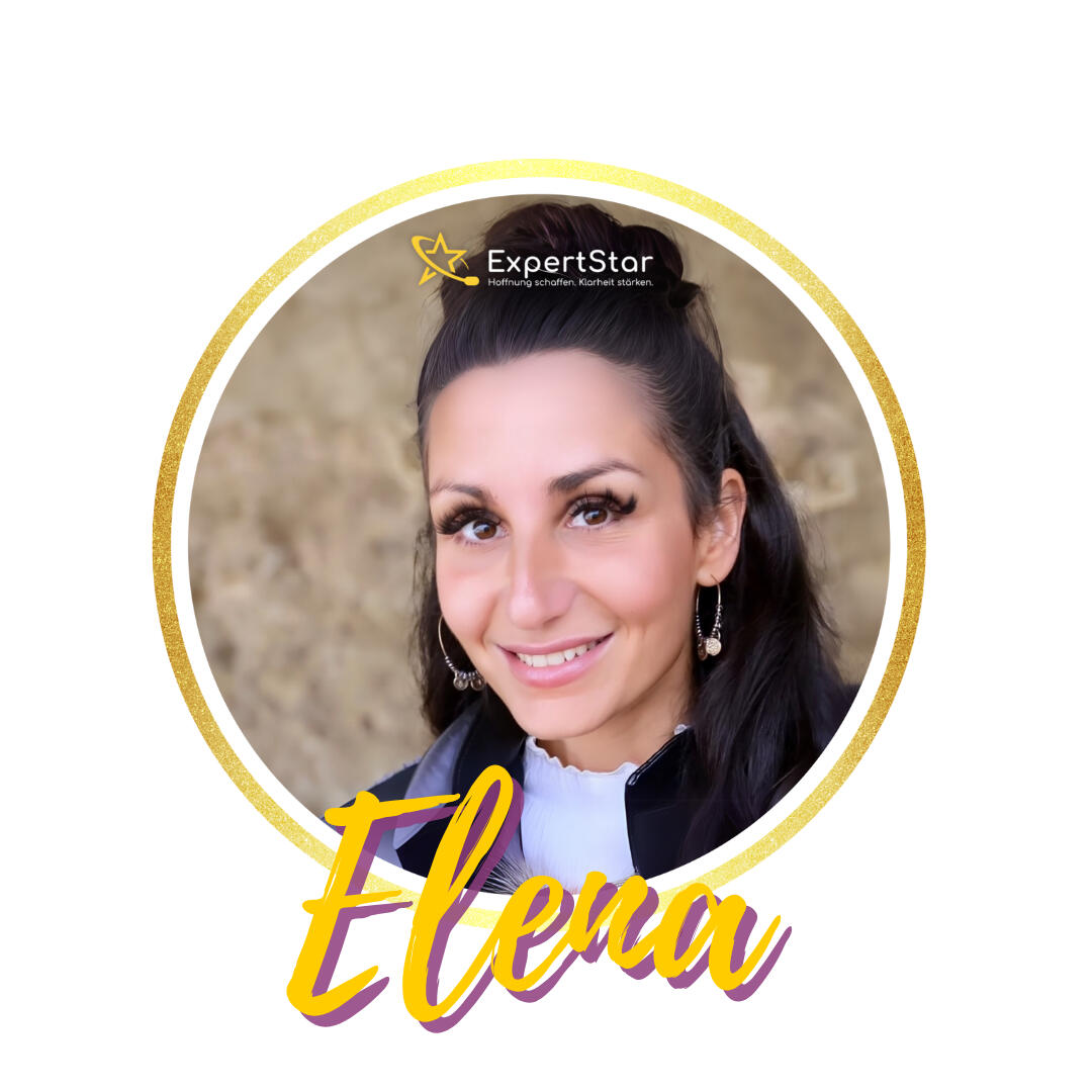 Bild von Elena mit dem Link zum Account. Elena